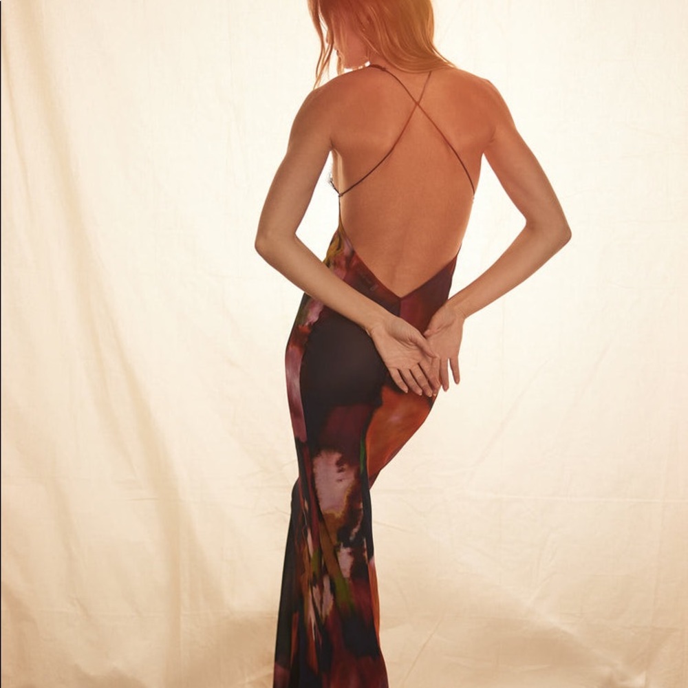 Rat and Boa Maxi Dress